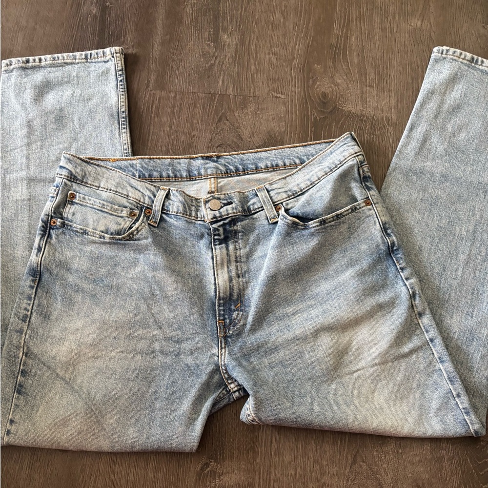 Levi's Light Blue Straight Leg Jeans